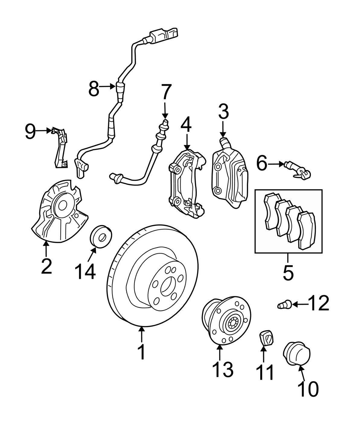 Mercedes Brake Hose – Front 2114200848 – ATE 331256