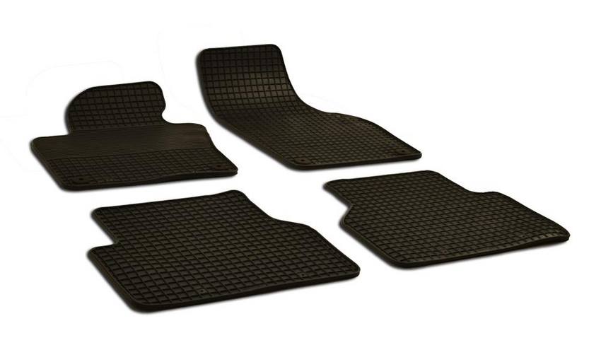 VW Floor Mat Set – Front and Rear (All-Weather) (Black) 5N1061550H041 – eEuro Preferred 212844