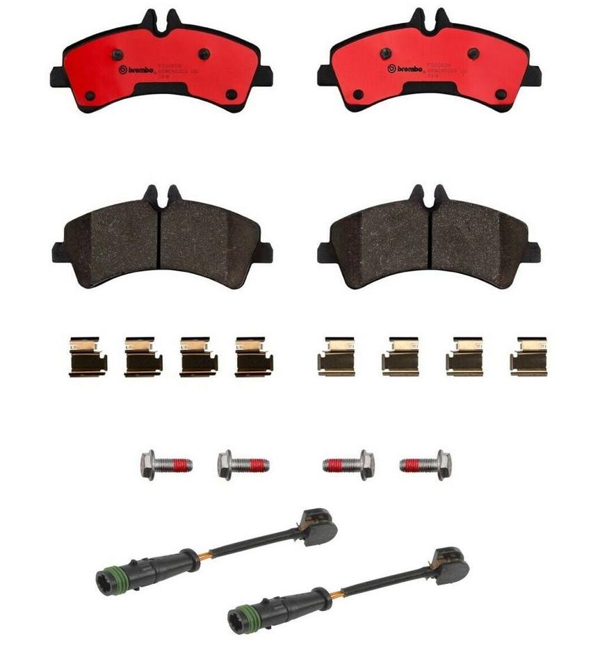 Mercedes Sprinter Brembo Brake Pad Kit – Rear (Ceramic) (with Sensors) – Brembo 2128712KIT