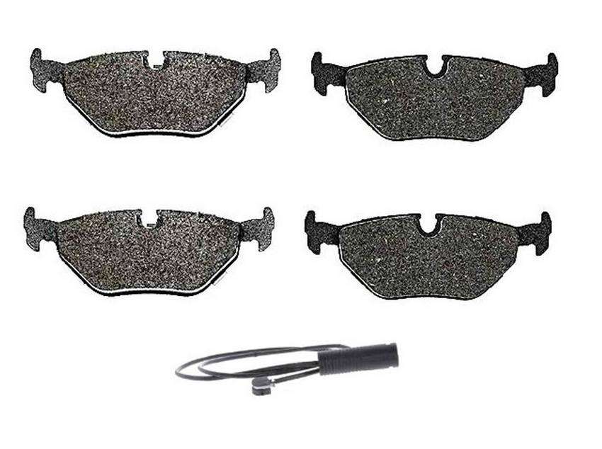 SAAB Brembo Brake Pad Kit – Rear (Ceramic) (with Sensor) 5058110 – Brembo 2128854KIT