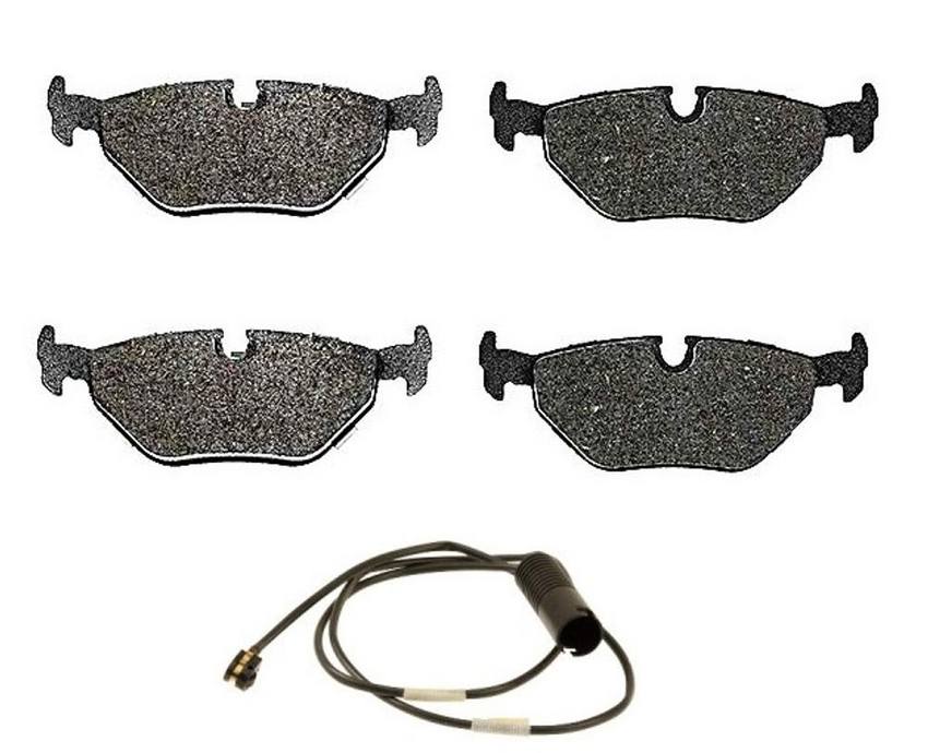 SAAB Brembo Brake Pad Kit – Rear (Ceramic) (with Sensor) 5058110 – Brembo 2128877KIT