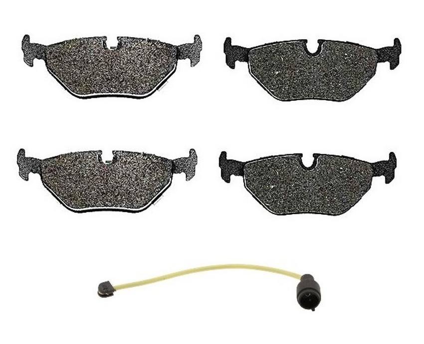 BMW SAAB Brakes Kit – Brembo Pads Rear (Ceramic) (with Sensor) 5058110 – Brembo 2128913KIT