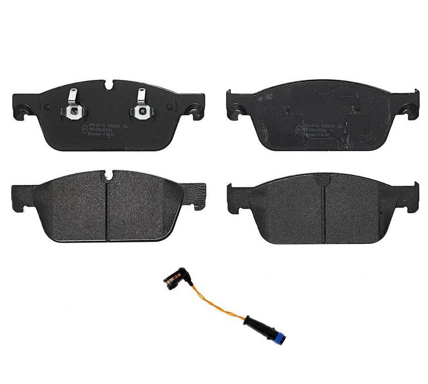 Brembo Brake Pad Set Kit – Front (Low-Met) (with Sensor)