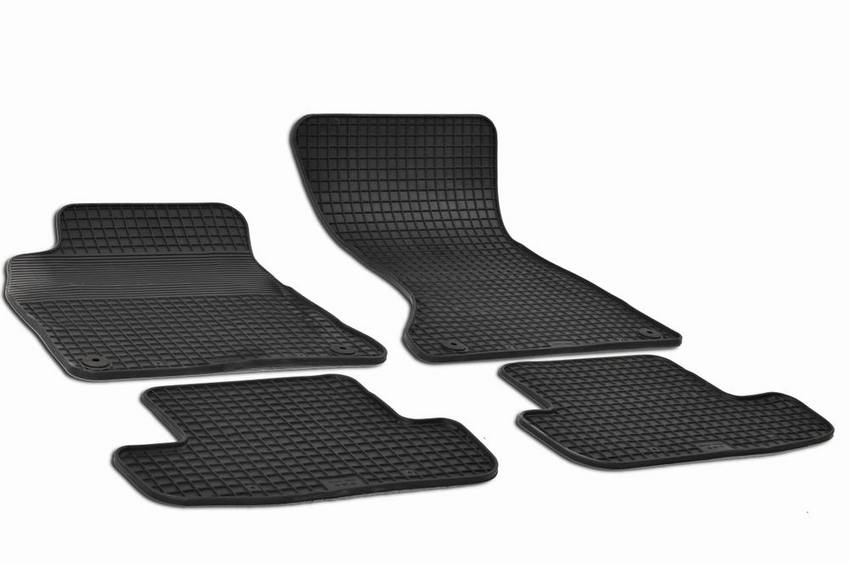 Audi Floor Mat Set – Front and Rear (All-Weather) (Black) – eEuro Preferred 212954