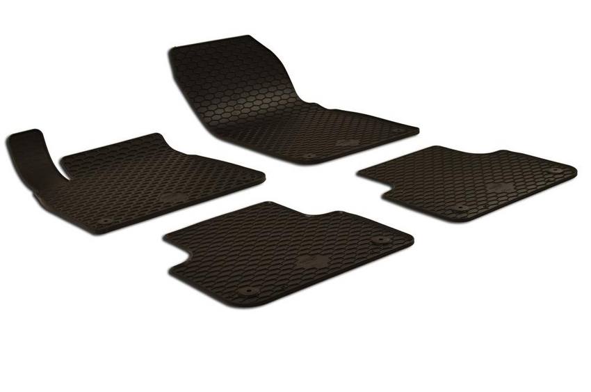 Floor Mat Set – Front and Rear (All-Weather) (Black)