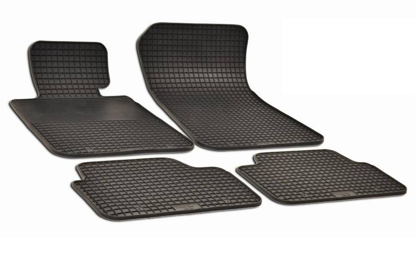 BMW Floor Mat Set – Front and Rear (All-Weather) (Black) 51472336798 – eEuro Preferred 214423FL