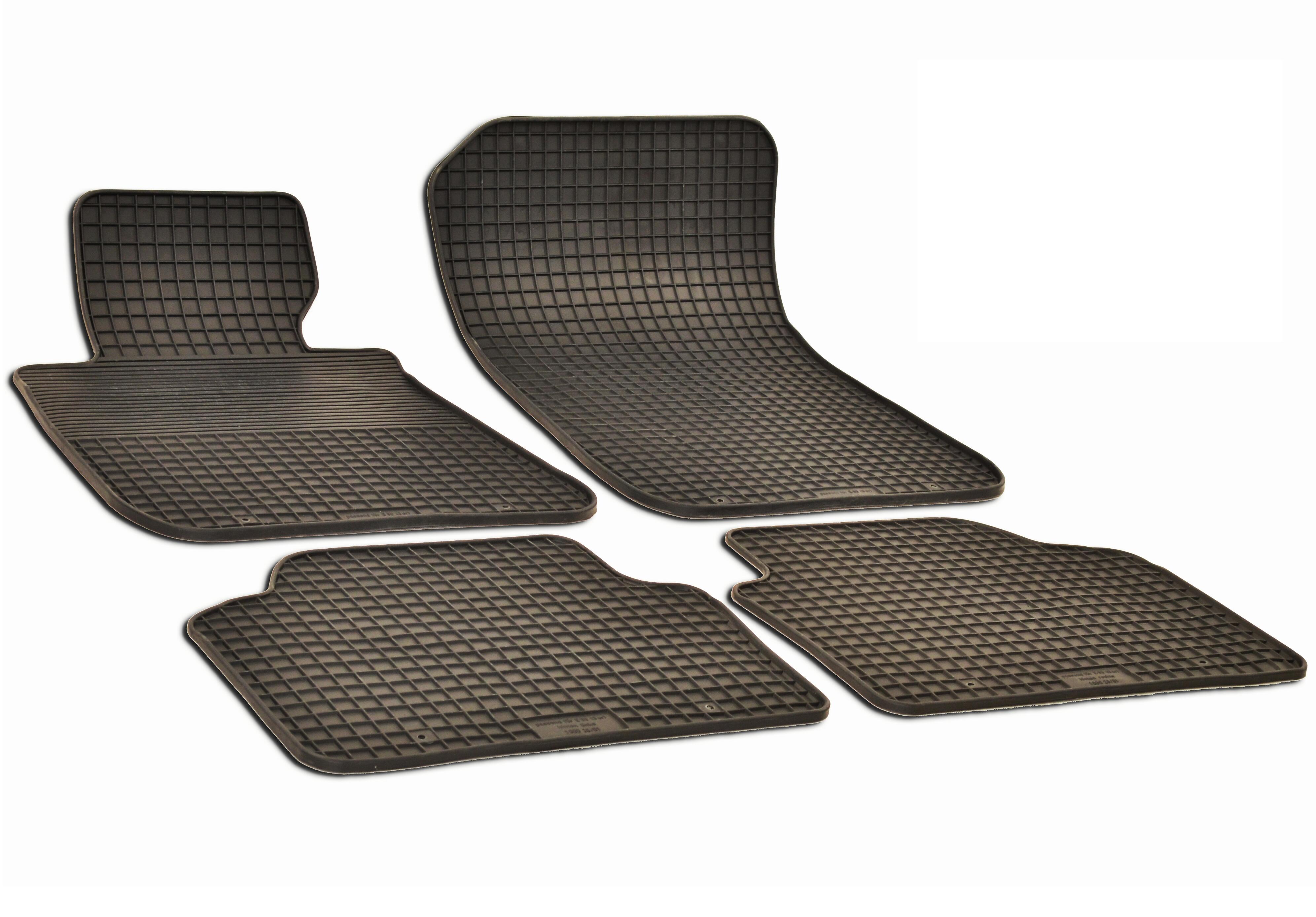 BMW Floor Mat Set – Front and Rear (All-Weather) (Black) 51472336599 – eEuro Preferred 214522FL