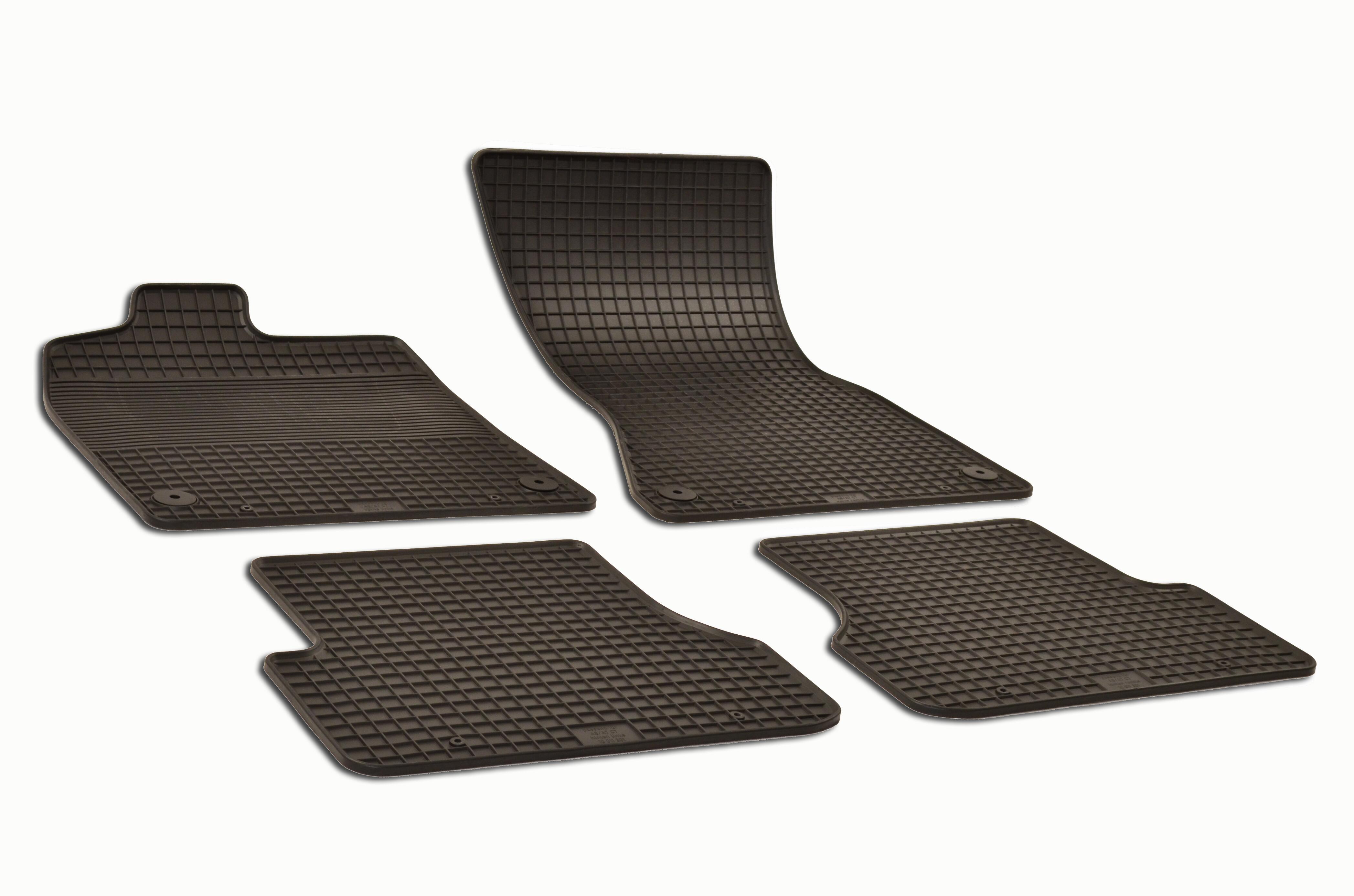 Audi Floor Mat Set – Front and Rear (All-Weather) (Black) 4G1061221041 – eEuro Preferred 217134