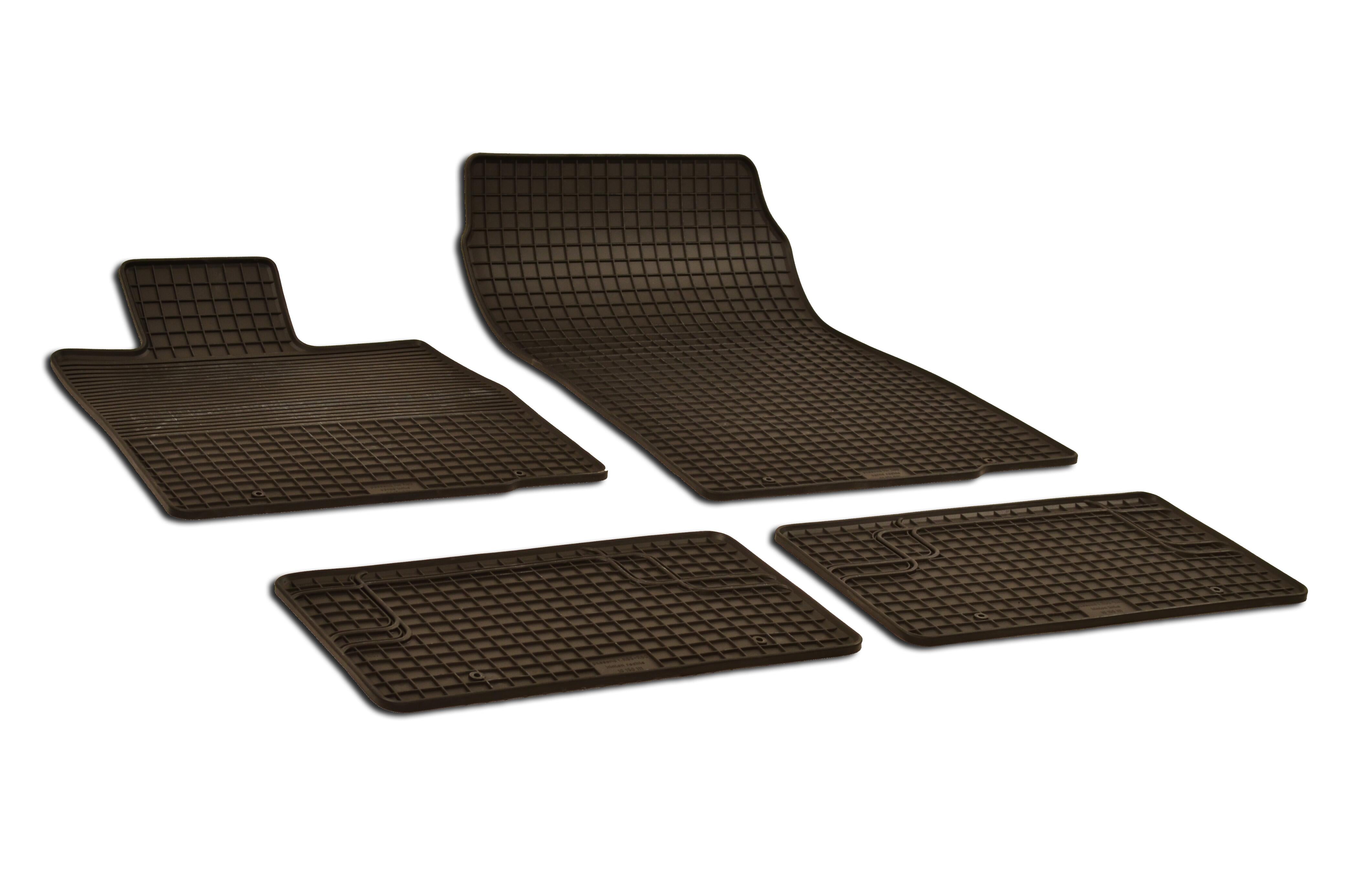 Mini Floor Mat Set – Front and Rear (All-Weather) (Black) 51472243920 – eEuro Preferred 217828