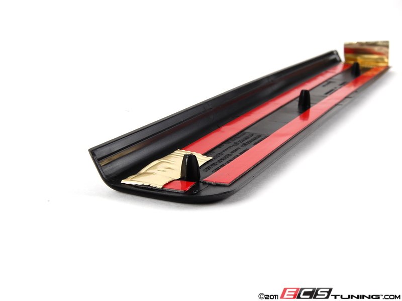 Rear S-Line Door Sill - Satin Black - Left