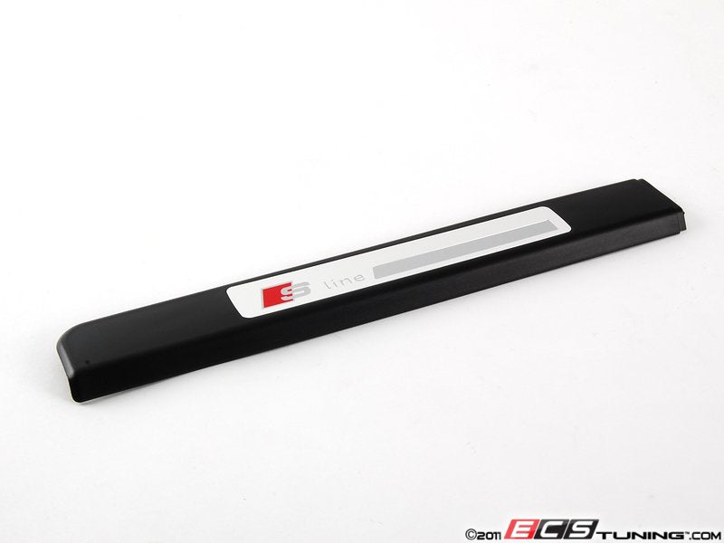 Rear S-Line Door Sill - Satin Black - Left