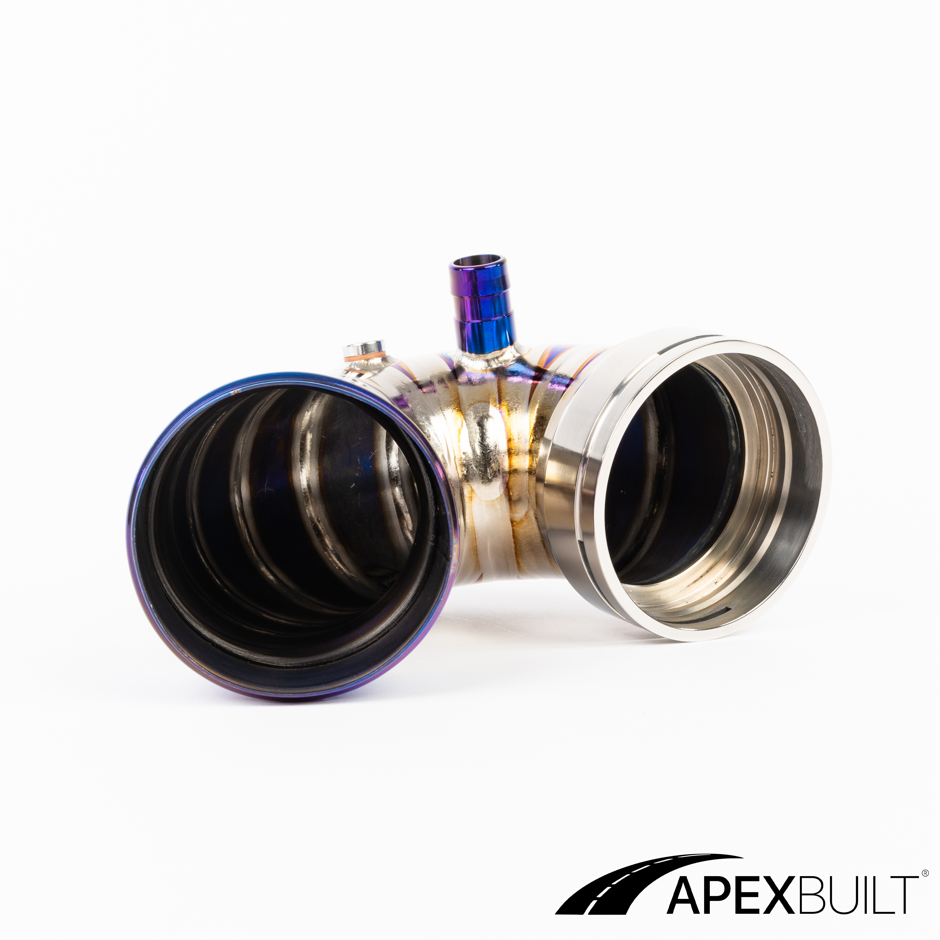 ApexBuilt® BMW F87 M2C, F80 M3, & F82/F83 M4 Titanium Charge Pipe Kit (S55, 2015-20)