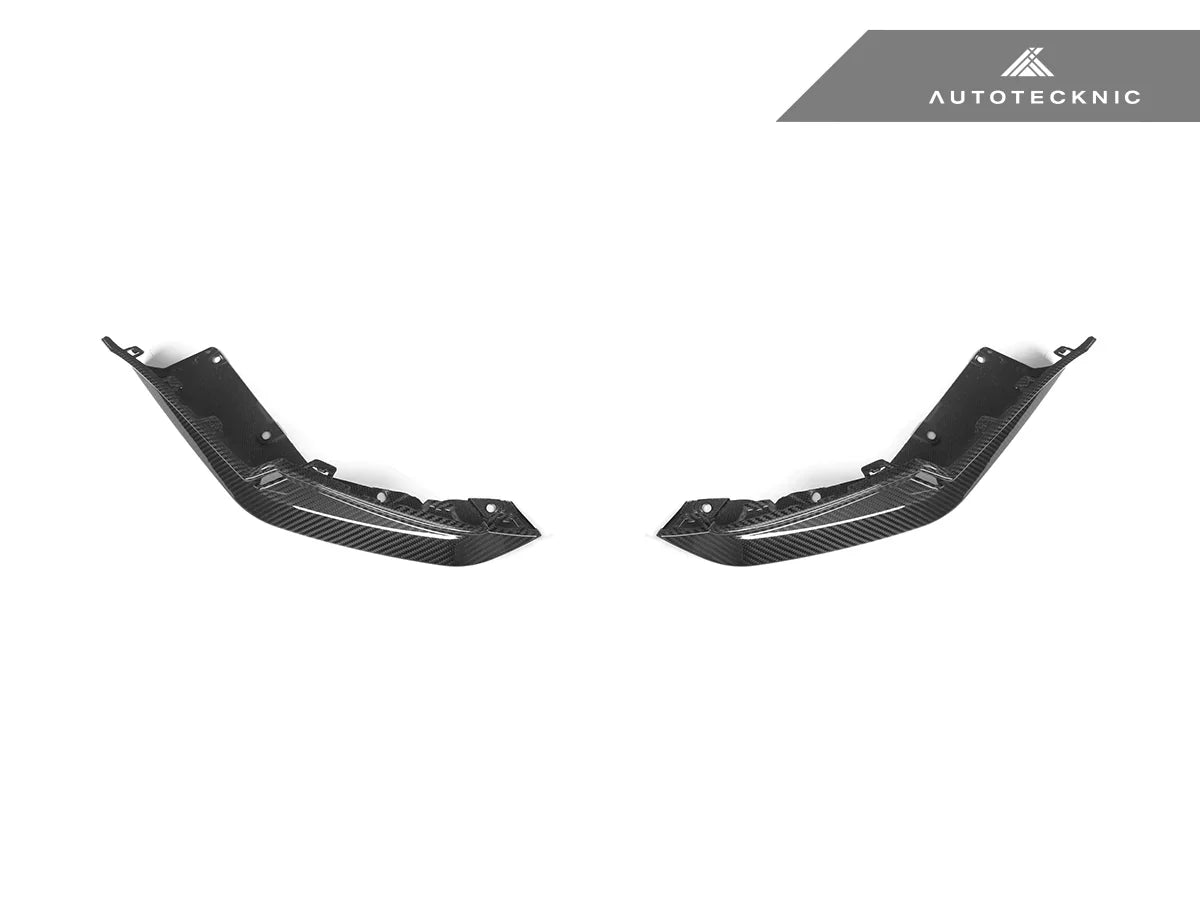 AutoTecknic G8X M3 / M4 Dry Carbon OEM-Spec Rear Splitter Set