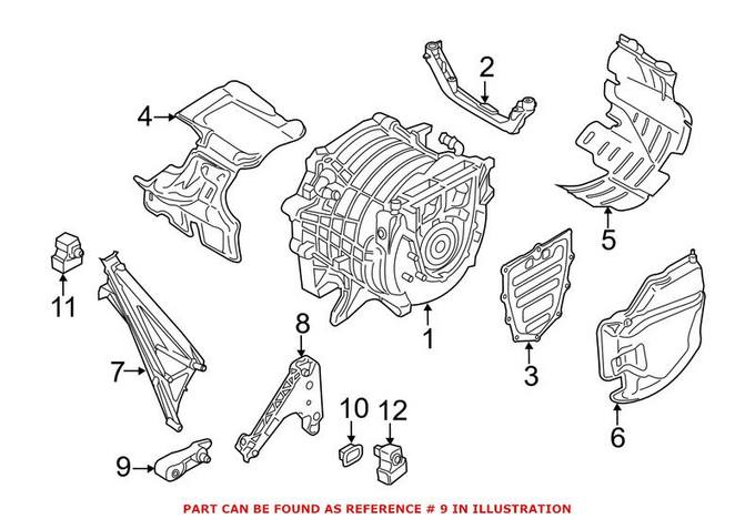 BMW Engine Mount – Center 22116793362