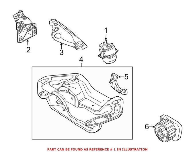 BMW Engine Mount 22116795418