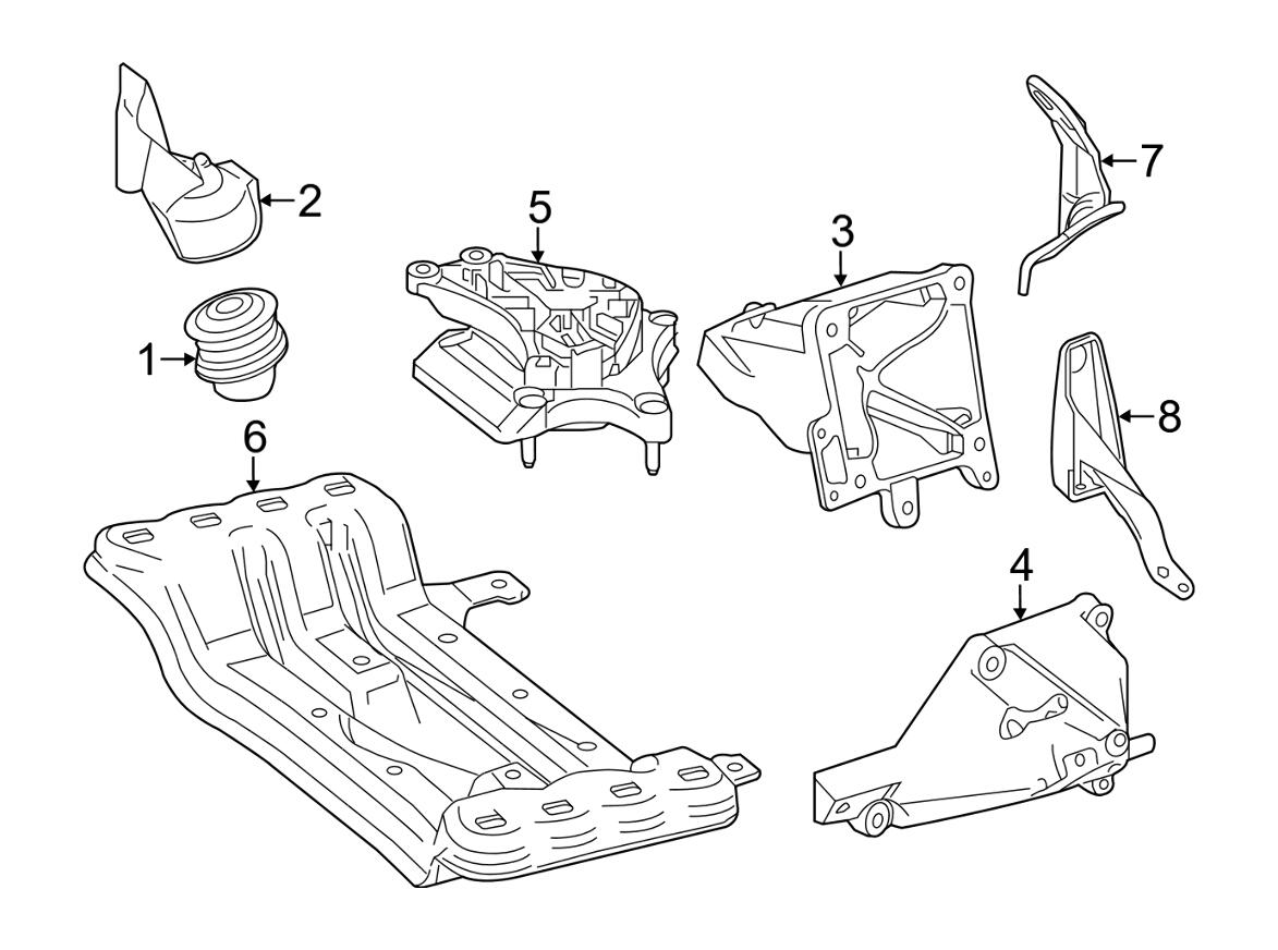 Engine Mount – Front Driver Left