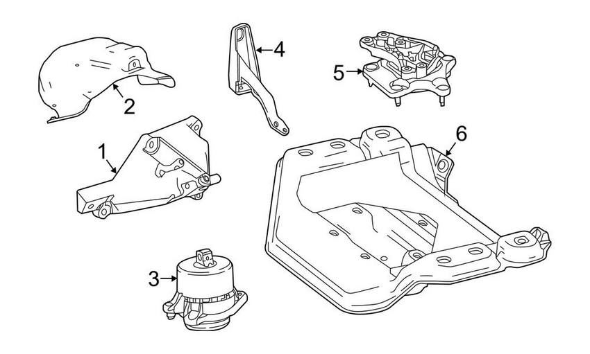 Engine Mount – Front Driver Left