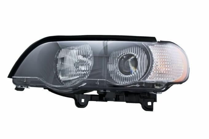 BMW Headlight Assembly – Driver Side (Xenon) 63126930239 – Hella 222963395