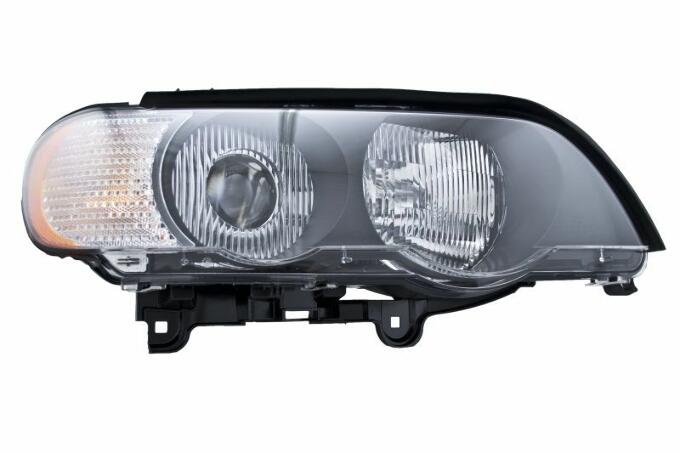 BMW Headlight Assembly – Passenger Side (Xenon) 63126930240 – Hella 222963405