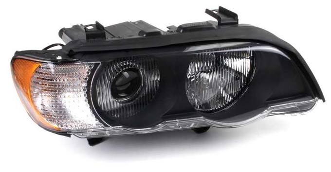 BMW Headlight Assembly – Passenger Side (Xenon) 63126930240 – Hella 222963405