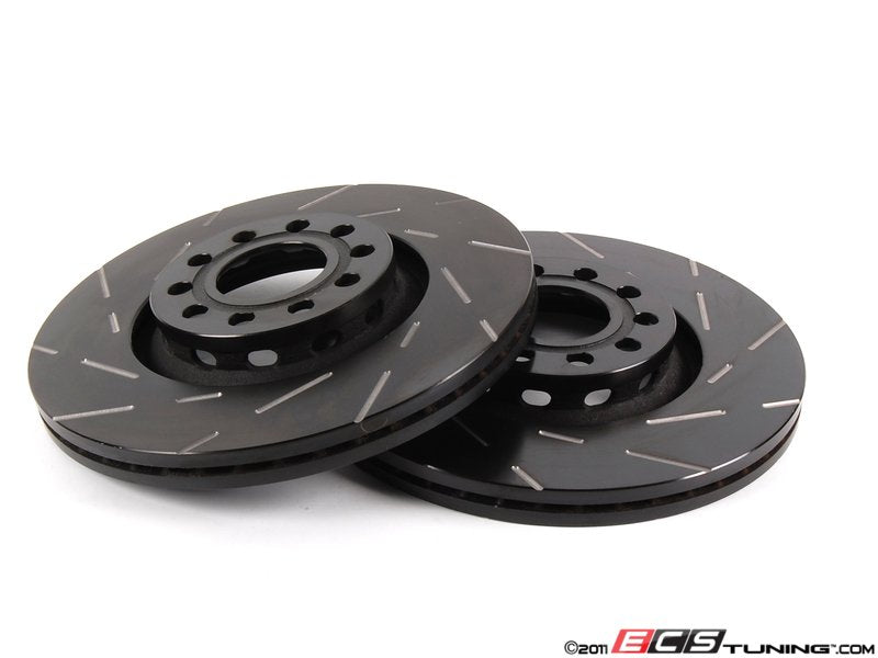 Front Slotted Brake Rotors - Pair (312x25)