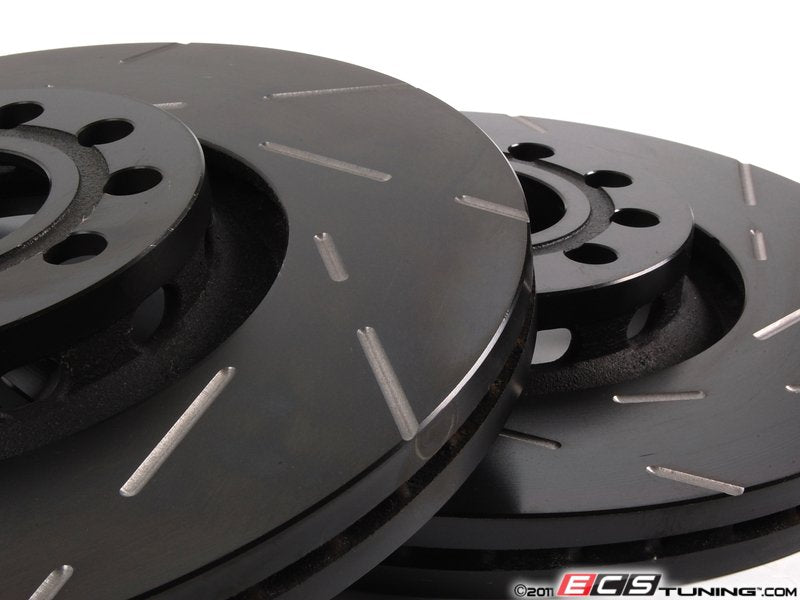 Front Slotted Brake Rotors - Pair (312x25)