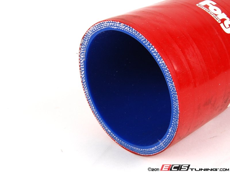 Lower Intercooler Boost Hose Kit - Red