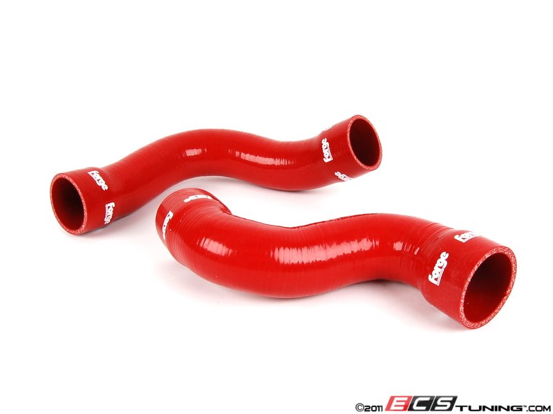 Upper Intercooler Boost Hose Kit - Red