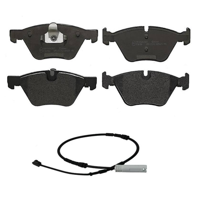 Brembo Brake Pad Set Kit – Front (Low-Met) (with Sensor)