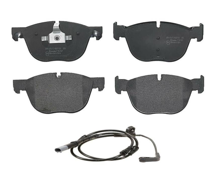 Brembo BMW Brakes Kit – Pads Front (Low-Met) (with Sensor) 34116852253 – Brembo 2262501KIT