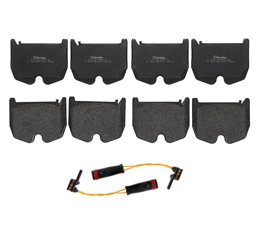 Brembo Brake Pad Set Kit – Front (Low-Met) (with Sensors)