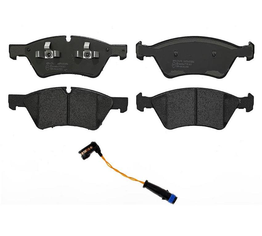 Brembo Brake Pad Set Kit – Front (Low-Met) (with Sensor)