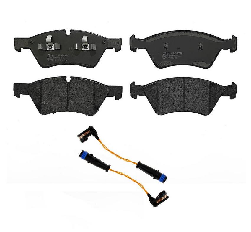 Brembo Brake Pad Set Kit – Front (Low-Met) (with Sensors)