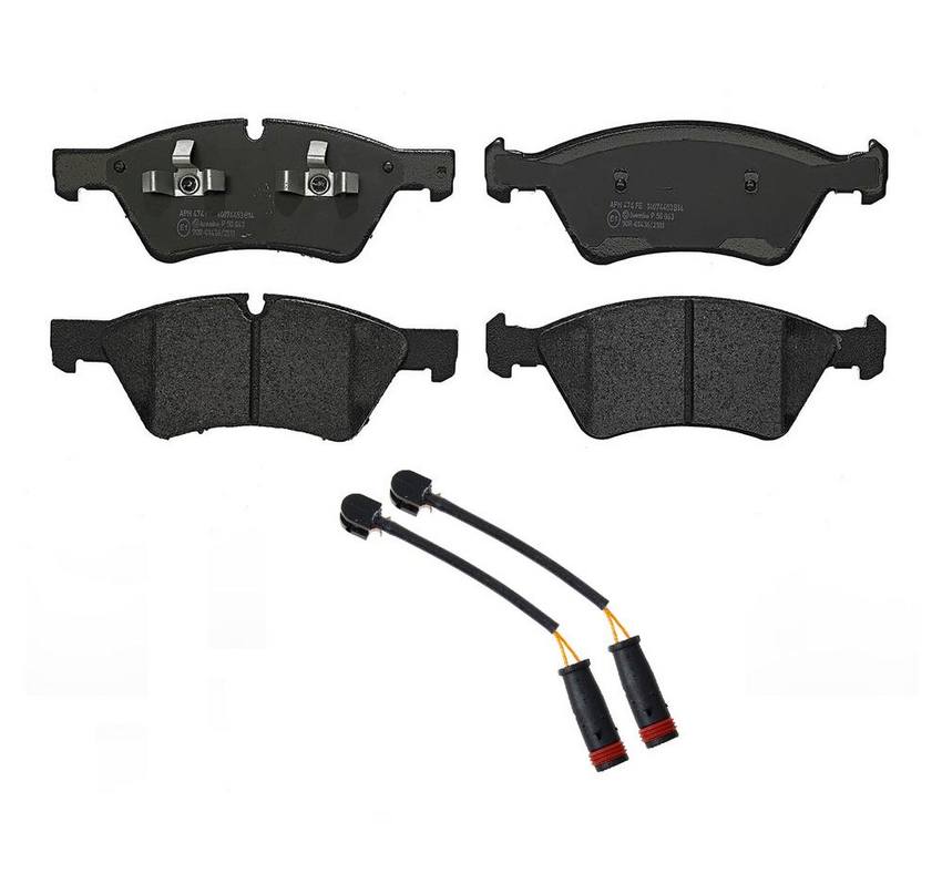 Brembo Brake Pad Set Kit – Front (Low-Met) (with Sensors)