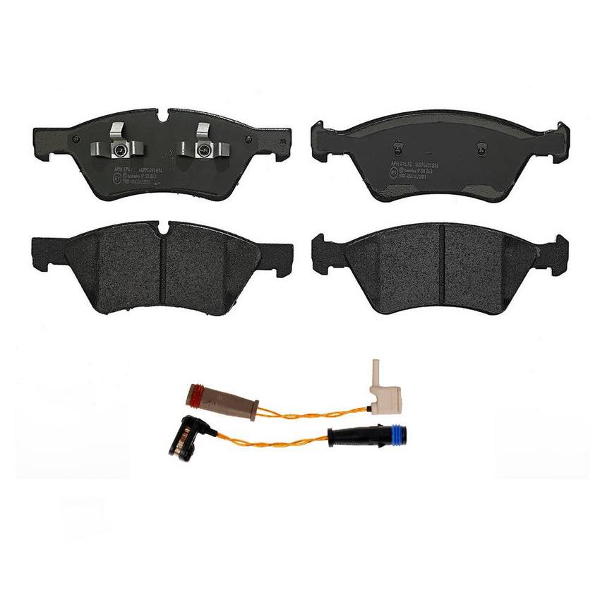 Brembo Brake Pad Set Kit – Front (Low-Met) (with Sensors)