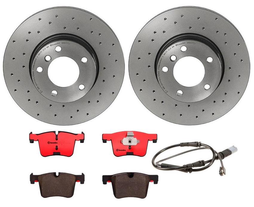 BMW Brembo Brake Kit – Pads and Rotors Front (312mm) (Xtra) (Ceramic) 34116855006 – Brembo 2265525KIT