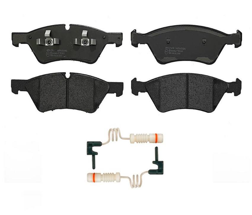 Brembo Brake Pad Set Kit – Front (Low-Met) (with Sensors)