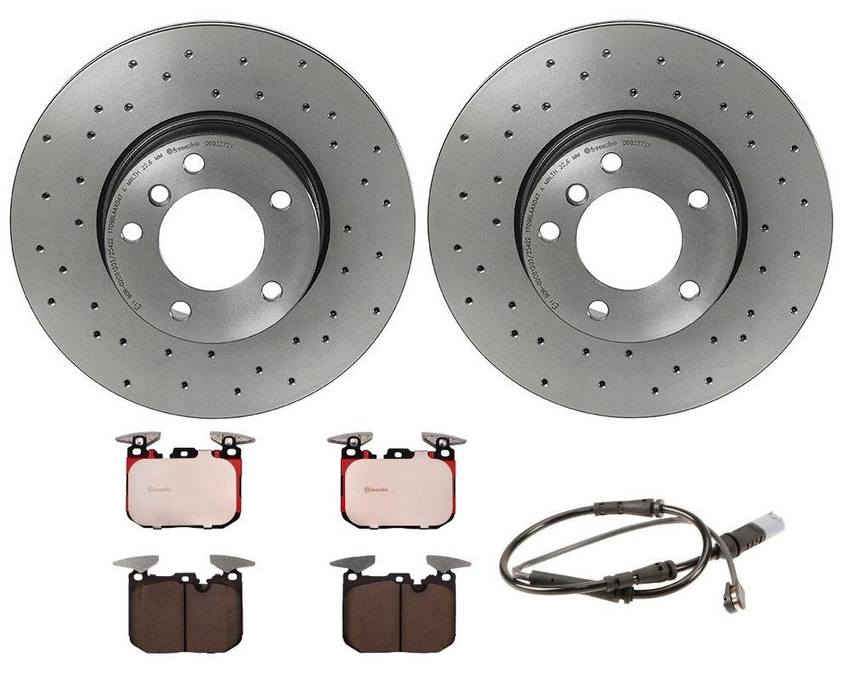 Brembo Brake Pads and Rotors Kit – Front (312mm) (Xtra) (Ceramic)