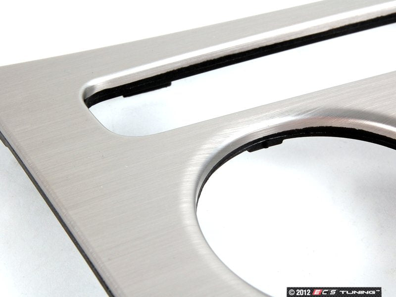 Heater Control Trim Cover - Dark Brushed Aluminum