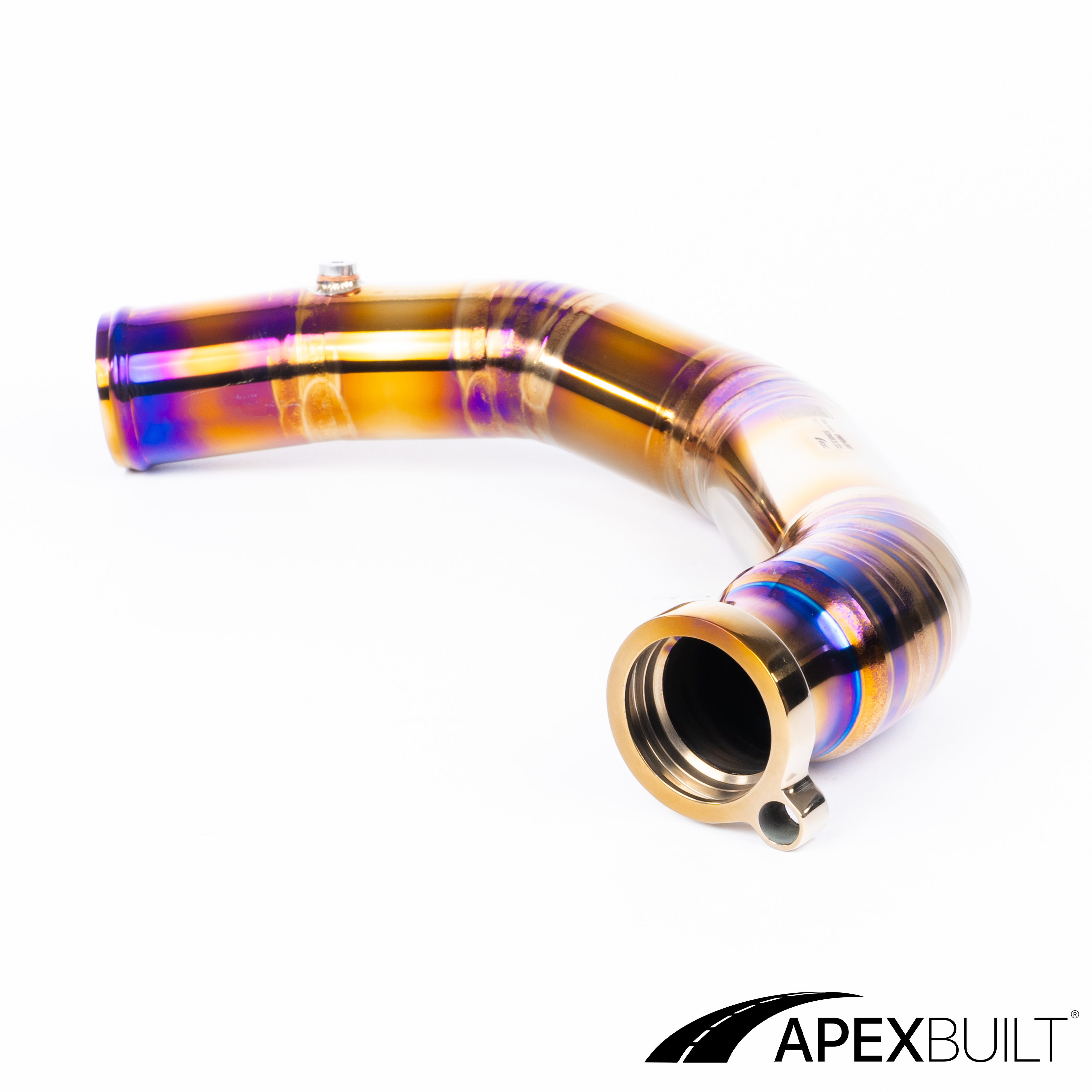 ApexBuilt® BMW F87 M2C, F80 M3, & F82/F83 M4 Titanium Charge Pipe Kit (S55, 2015-20)