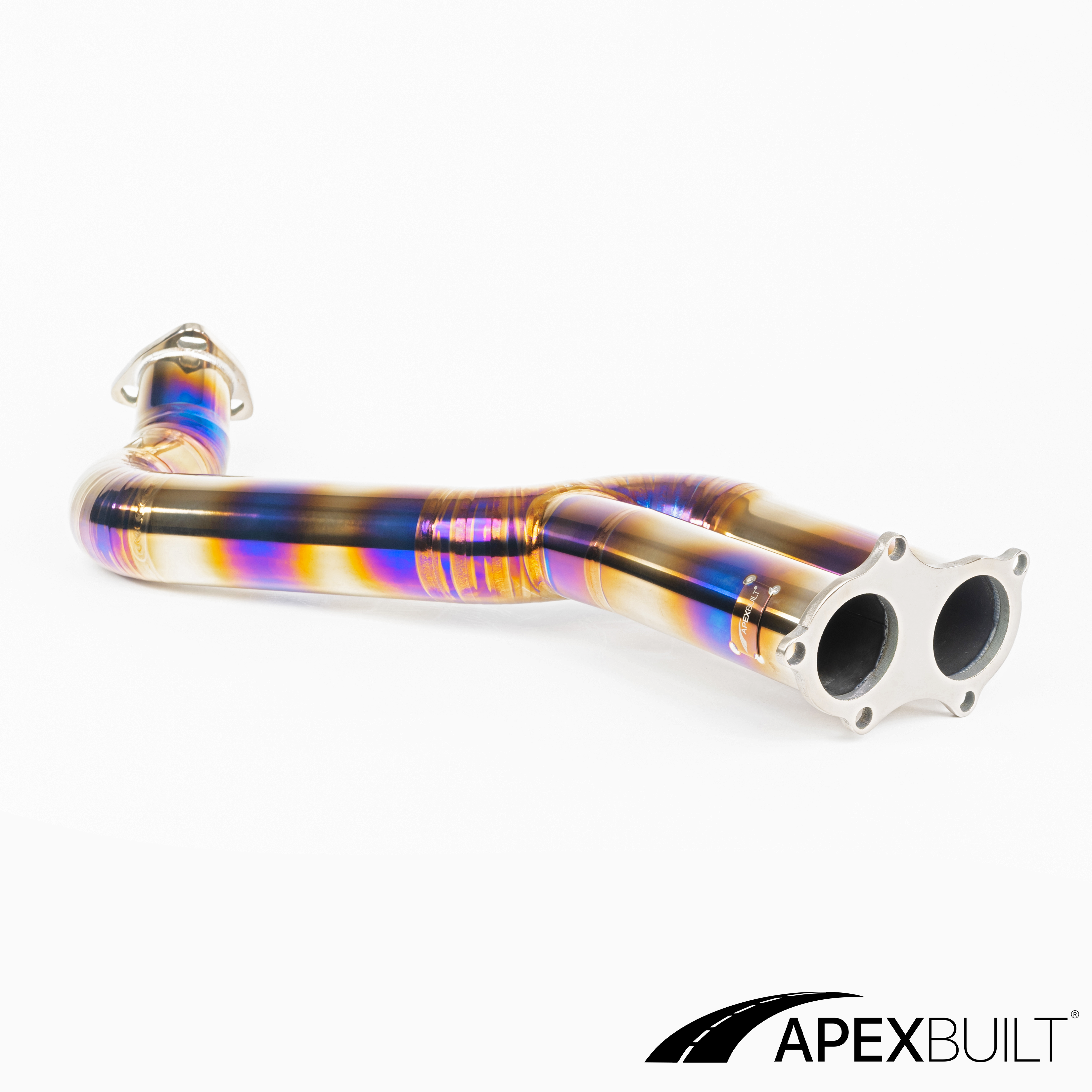 ApexBuilt® Porsche 718 Cayman GT4 Titanium Race Overaxle Link Pipes (DSCA R, 4.0L)