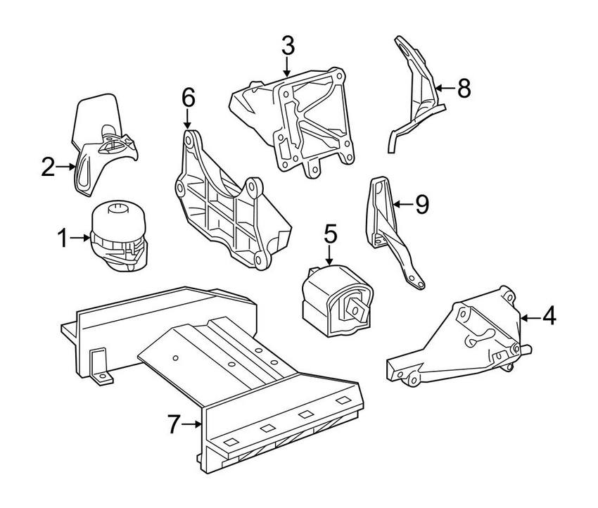 Engine Mount – Front Passenger Right