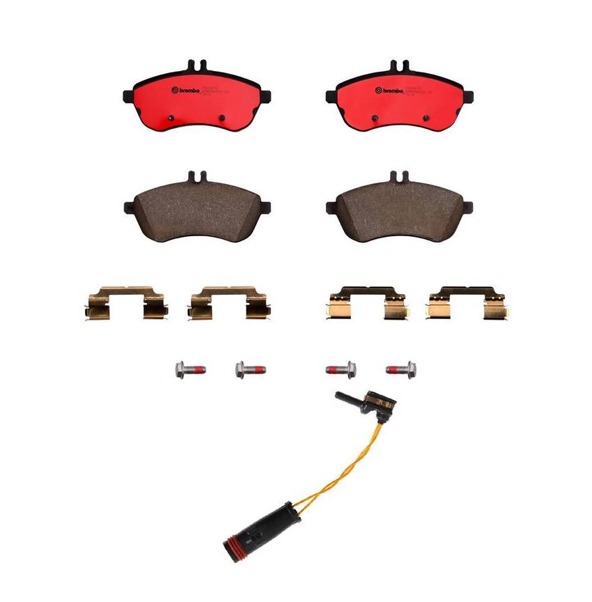 Brembo Brake Pad Set Kit – Front (Ceramic) (with Sensor)