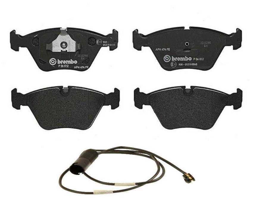 BMW SAAB Brakes Kit – Brembo Pads Rear (Low-Met) (with Sensor) 5058110 – Brembo 2325562KIT