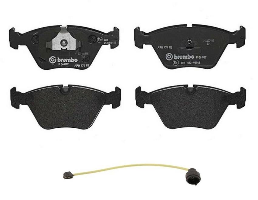 BMW SAAB Brakes Kit – Brembo Pads Rear (Low-Met) (with Sensor) 5058110 – Brembo 2325585KIT