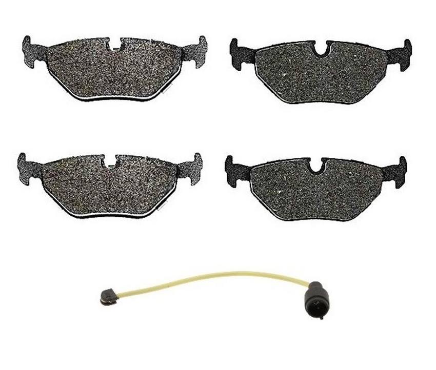 BMW SAAB Brakes Kit – Brembo Pads Rear (Ceramic) (with Sensor) 5058110 – Brembo 2372399KIT