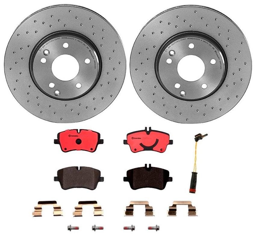 Brembo Brake Pads and Rotors Kit – Front (300mm) (Xtra) (Ceramic)