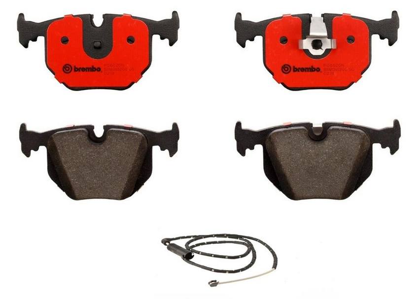 BMW Land Rover Brakes Kit – Pads Rear (Ceramic) (with Sensor)     SFP500210 – Brembo 2372437KIT