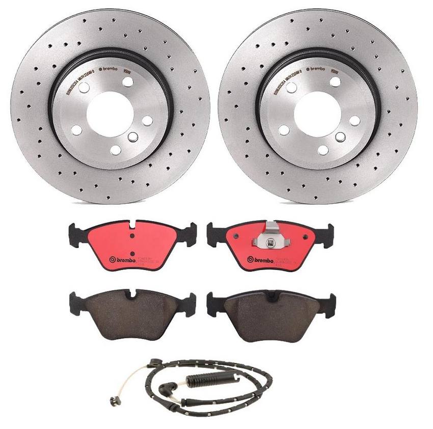 Brembo Brake Pads and Rotors Kit – Front (325mm) (Xtra) (Ceramic)