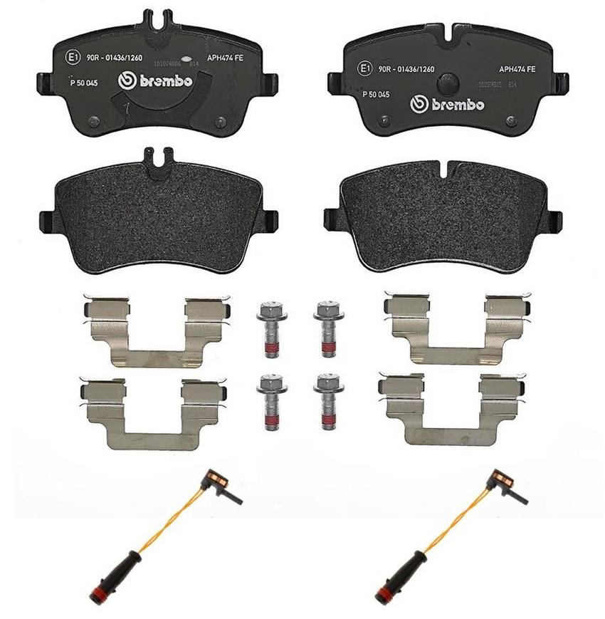 Brembo Brake Pad Set Kit – Front (Low-Met) (with Sensors)